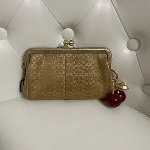 Coach Gold Women's Clutch